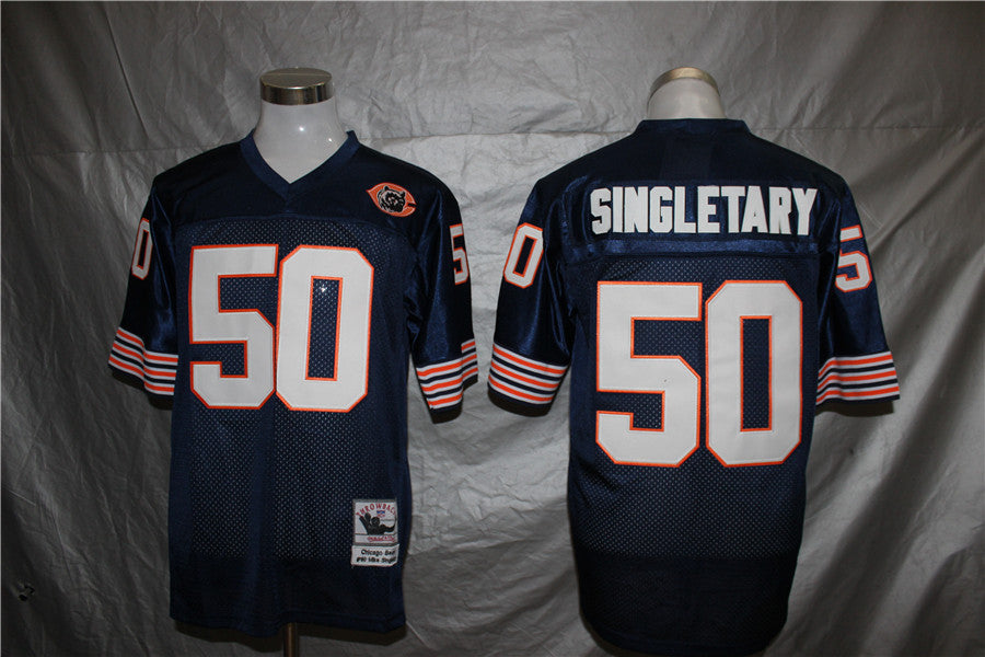 Men’s Chicago Bears Mike Singletary Mitchell & Ness Navy Legacy Jersey