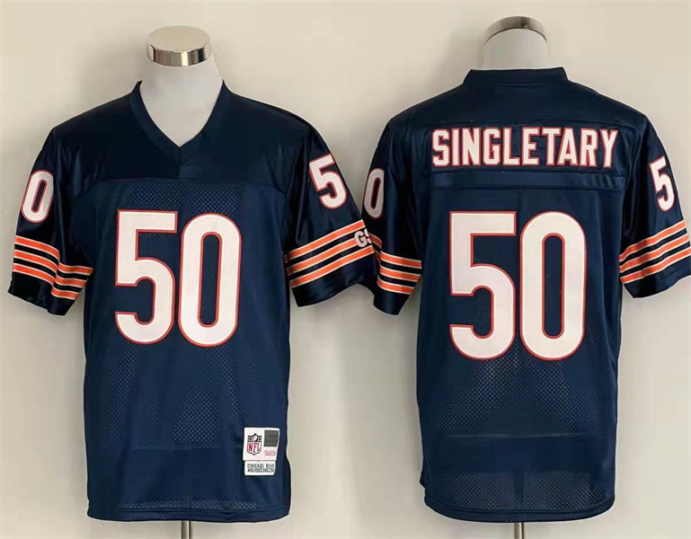 Men’s Chicago Bears Mike Singletary Mitchell & Ness Navy Legacy Jersey