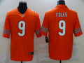 Men’s Chicago Bears Nick Foles #9 Orange Jersey