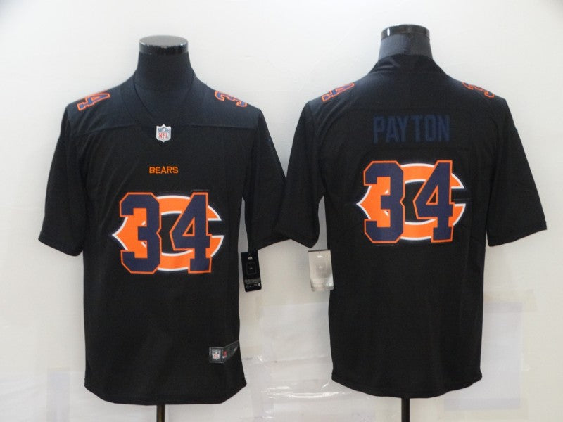 Men’s Chicago Bears Walter Payton #34 Black Alternate Jersey