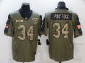 Men’s Chicago Bears Walter Payton #34 Brown Jersey