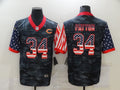 Men’s Chicago Bears Walter Payton #34 Gray Camouflage Jersey