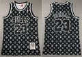 Men’s Chicago Bulls #23 Michael Jordan LV Jointly 1997-98 Mitchell&Ness Throwback Jersey Black