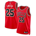 Mens Chicago Bulls #25 Jalen Smith Red Icon Edition Swingman Jersey