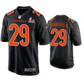 Men’s Cincinnati Bengals #29 Vernon Hargreaves III Nike Black Super Bowl LVI Bound Game Fashion Jersey