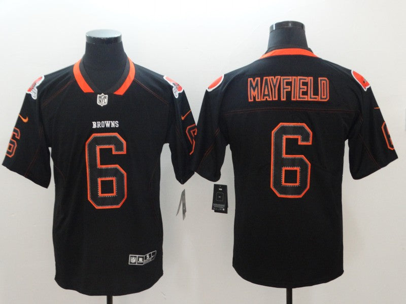 Men’s Cleveland Browns Baker Mayfield Black Authentic Jersey