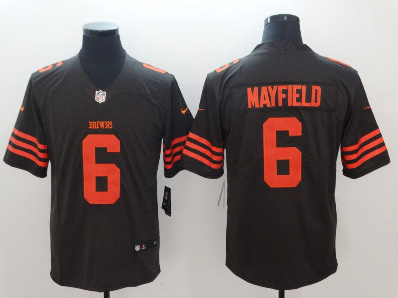 Men’s Cleveland Browns Baker Mayfield Brown Legend Jersey