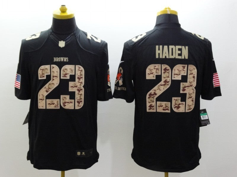 Men’s Cleveland Browns Joe Haden #23 Black Jersey