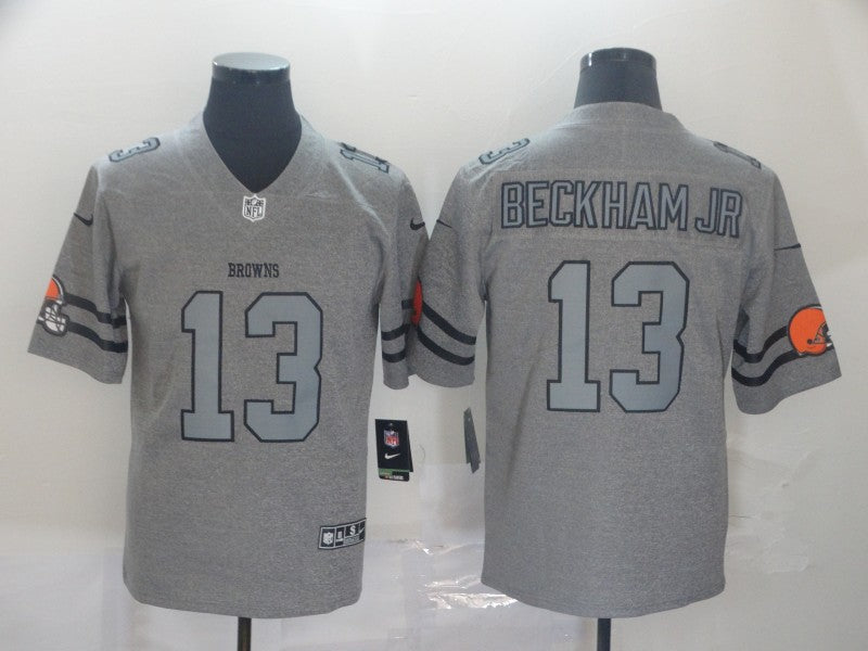 Men’s Cleveland Browns Odell Beckham Jr. Gray Jersey