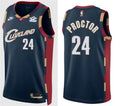 Mens Cleveland Cavaliers #24 Tyrese Proctor Nike Navy Classic Edition Swingman Jersey