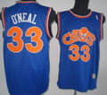 Men’s Cleveland Cavaliers #33 Shaquille O’Neal Blue CAVS Swingman Throwback Jersey