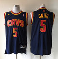 Men’s Cleveland Cavaliers #5 J.R. Smith Revolution 30 Swingman 2015 New Navy Blue Jersey