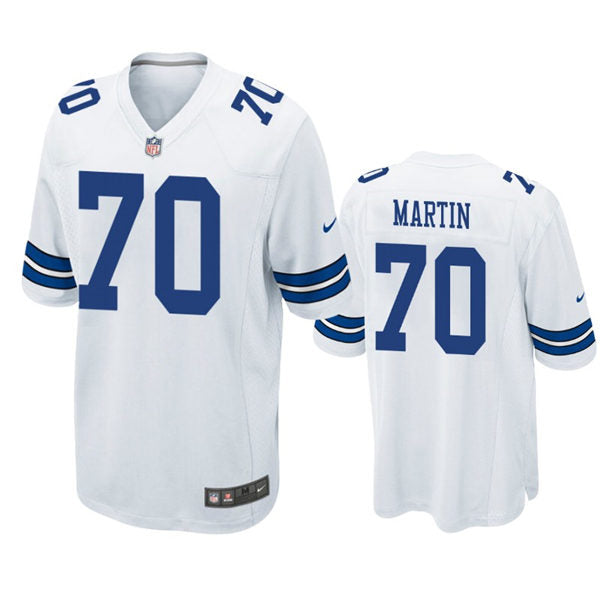 Mens Dallas Cowboys #70 Zack Martin Nike White Vapor Limited Jersey