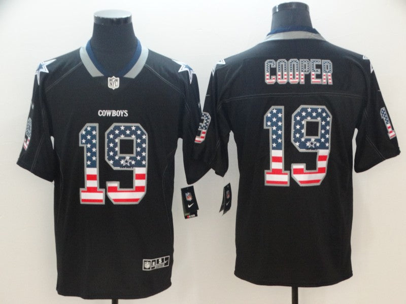 Men’s Dallas Cowboys Amari Cooper #19 Black Jersey