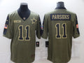 Men’s Dallas Cowboys Micah Parsons #11 Brown Jersey