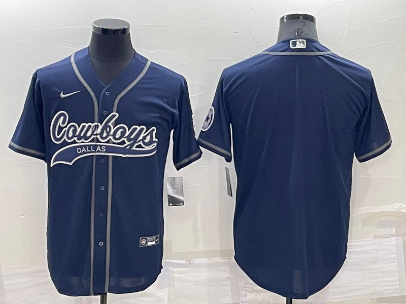 Men’s Dallas Cowboys Navy Blank Jersey