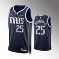 Mens Dallas Mavericks #25 P.J. Washington Navy Statement Edition Swingman Jersey