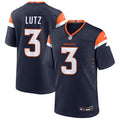Mens Denver Broncos #3 Wil Lutz Nike Navy Alternate Vapor F.U.S.E. Limited Jersey