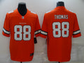 Men’s Denver Broncos Retired Player #88 Demaryius Thomas Nike Orange Color Rush Vapor Limited Jersey