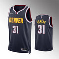 Mens Denver Nuggets #31 Vlatko Cancar Navy Icon Edition Jersey