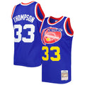 Men’s Denver Nuggets #33 David Thompson 1975-76 Royal Hardwood Classics Swingman Jersey