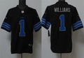 Mens Detroit Lions #1 Jameson Williams  Nike 2025 Black 2nd Alternate Vapor F.U.S.E. Limited Jersey