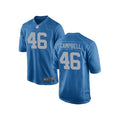 Mens Detroit Lions #46 Jack Campbell Nike Royal Alternate Retro Jersey