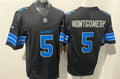 Mens Detroit Lions #5 David Montgomery Nike 2025 Black 2nd Alternate Vapor F.U.S.E. Limited Jersey