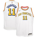 Men’s Golden State Warriors #11 Klay Thompson  White San Francisco Classic Edition Swingman Jersey