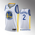 Mens Golden State Warriors #2 Brandin Podziemski White Association Edition Swingman Jersey
