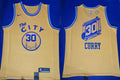 Men’s Golden State Warriors #30 Stephen Curry Nike Gold The City Classic Edition Swingman Jersey