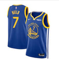 Mens Golden State Warriors #7 Buddy Hield Royal Icon Edition Swingman Jersey