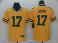 Men’s Green Bay Packers #17 Davante Adams Nike Gold Inverted Game Football Jersey