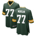 Mens Green Bay Packers #77 Jordan Morgan Nike Green Vapor Limited Player Jersey