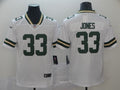 Men’s Green Bay Packers Aaron Jones #33 White Jersey