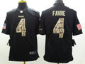Men’s Green Bay Packers Brett Favre #4 Black Jersey