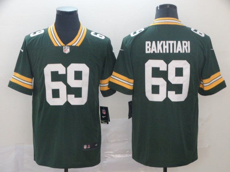 Men’s Green Bay Packers David Bakhtiari #69 Green Jersey