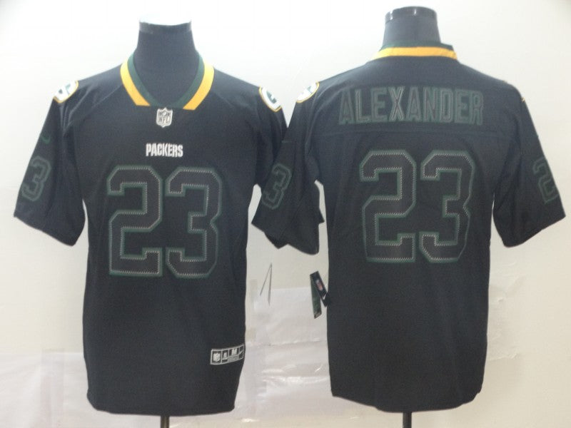 Men’s Green Bay Packers Jaire Alexander #23 Black Jersey