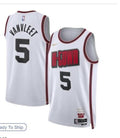 Mens Houston Rockets #5 Fred VanVleet 2024-25 White City Edition Jersey