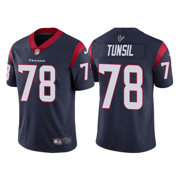 Mens Houston Texans #78 Laremy Tunsil Nike Navy Vapor Limited Player Jersey