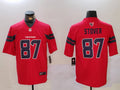Men’s Houston Texans Cade Stover #87 Red Alternate Jersey