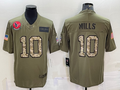 Men’s Houston Texans Davis Mills #10 Brown Jersey