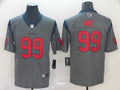 Men’s Houston Texans J.J. Watt #99 Gray Inverted Legend Jersey