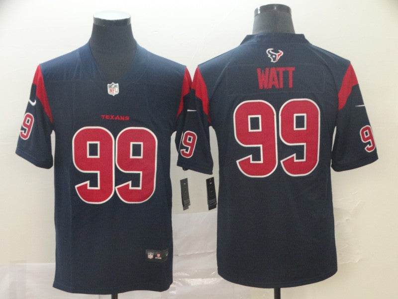Men’s Houston Texans J.J. Watt #99 Navy Jersey