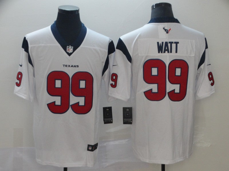 Men’s Houston Texans J.J. Watt #99 White Jersey