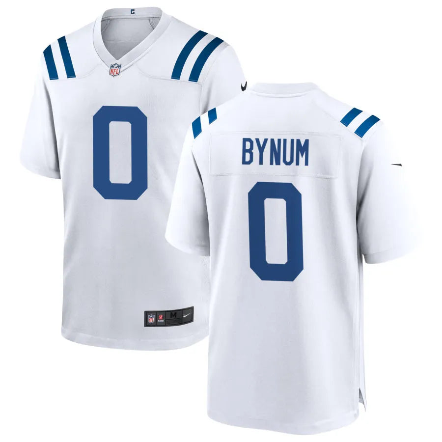 Mens Indianapolis Colts #0 Camryn Bynum Nike White F.U.S.E.Vapor Limited Player Jersey