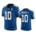 Mens Indianapolis Colts #10 Gardner Minshew II Royal Indiana Nights Alternate Vapor F.U.S.E. Limited Jersey