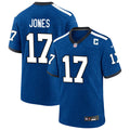 Mens Indianapolis Colts #17 Daniel Jones Royal Indiana Nights Alternate Vapor F.U.S.E. Limited Jersey