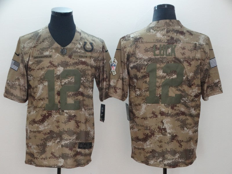 Men’s Indianapolis Colts Andrew Luck Camouflage Jersey