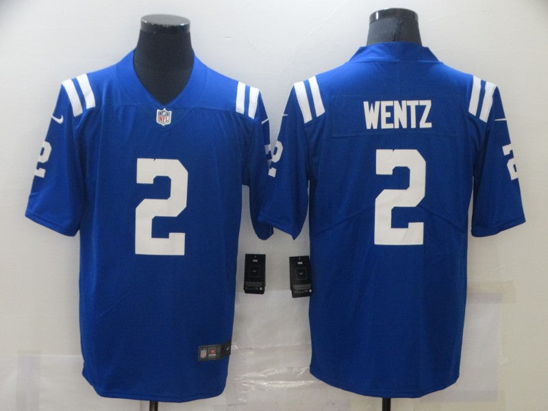 Men’s Indianapolis Colts Carson Wentz #2 Blue Jersey